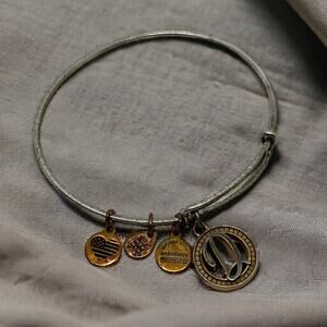 Alex and Ani Energy Bracelet with Recycling Symbol Charms